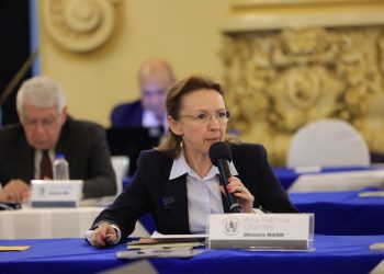 Patricia Orantes, ministra de Ambiente y Recursos Naturales. / Foto: Gilbert García.