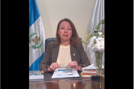 Ministra de Ambiente y Recursos Naturales, Patricia Orantes.