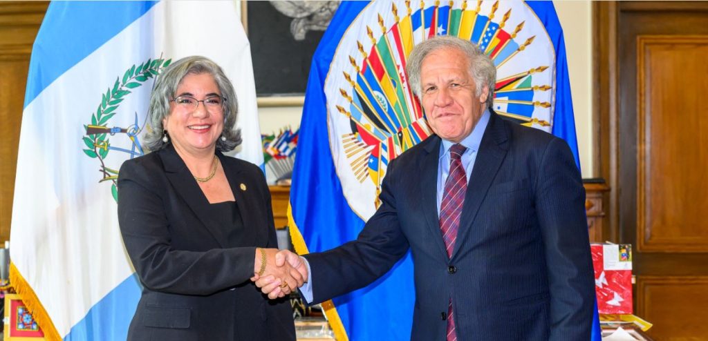 Nueva Representante Permanente de Guatemala ante la OEA presenta credenciales