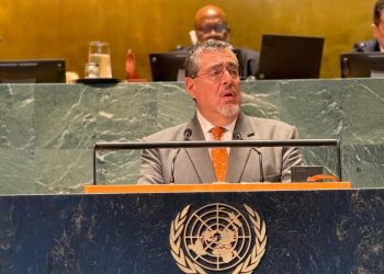 Presidente Bernardo Arévalo ante la ONU. / Foto: Gobierno de Guatemala.