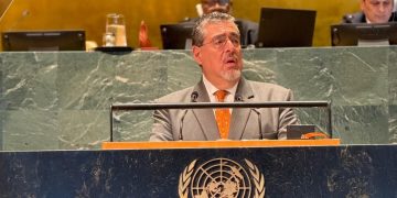 Presidente Bernardo Arévalo ante la ONU. / Foto: Gobierno de Guatemala.