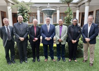 Presidente Bernardo Arévalo se reúne con el arzobispo Justin Welby