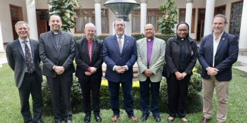 Presidente Bernardo Arévalo se reúne con el arzobispo Justin Welby