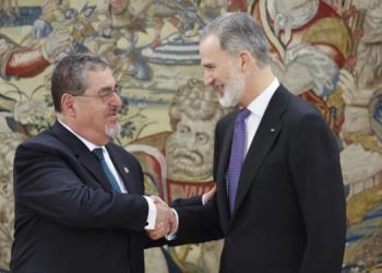 Presidente de Guatemala Bernardo Arévalo y el rey Felipe VI