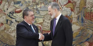 Presidente de Guatemala Bernardo Arévalo y el rey Felipe VI