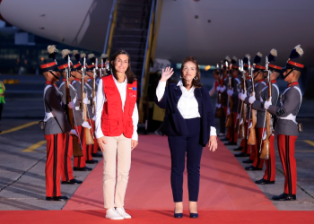 Su majestad reina Letizia de España llegó a Guatemala este martes 4 de junio.