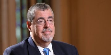 Presidente Bernardo Arévalo en mensaje virtual. / Foto: Carlos Jacinto.