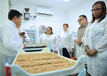 Autoridades de esta cartera realizan una visita a las instalaciones de la planta El Pino. / Foto: MAGA.