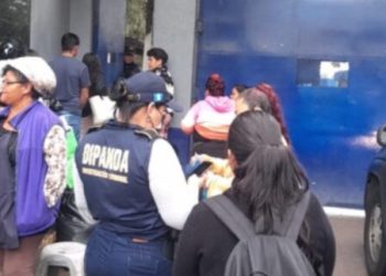 Vigilancia en las cárceles para evitar el ingreso de ilícitos. /Foto: Mingob.