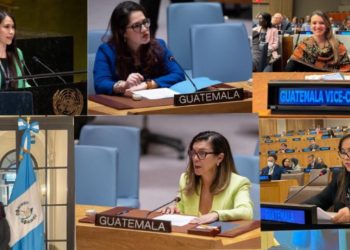 Guatemaltecas comprometidas en representar al país ante organismos internacionales. /Foto: Guatemala en la ONU.