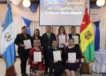 Entregan Galardón Departamental del Magisterio 2024 a docentes marquenses