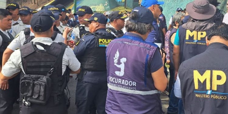 PNC aclara por qué debió acudir al desalojo, suspendido, en asentamiento Dios es Fiel