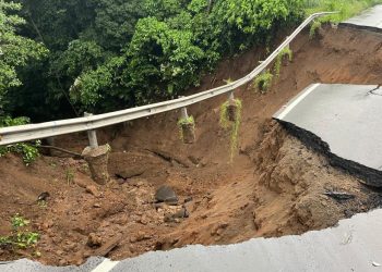 COED de Escuintla mantiene coordinación con CIV por hundimiento en el kilómetro 44