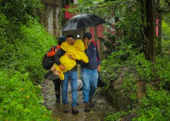 Lluvias también afectan al país vecino de El Salvador. / Foto: Protección Civil de El Salvador.