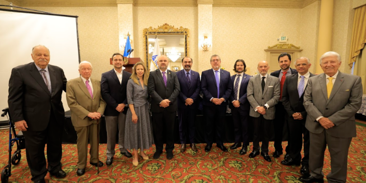 La Asociación de Cámaras de Comercio Binacionales reafirman apoyo al Gobierno del presidente Bernardo Arévalo Foto: Gilber García.