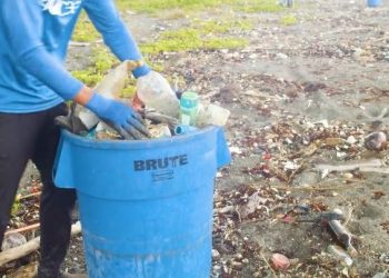 Recolectan 3 mil libras de desechos en El Paredón, Sipacate