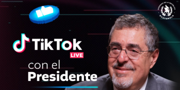 El presidente Arévalo realizó un TikTok Live para acercarse a la población