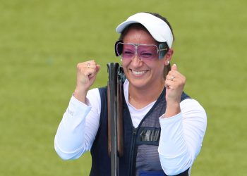 Presidente Arévalo festejó el increíble triunfo de Adriana Ruano. / Foto: EFE.