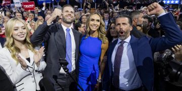 Hijos y esposa del expresidente Donald Trump celebran la nominación de este como candidato del Partido Republicano para la Presidencia de EE. UU.