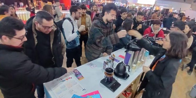 Café de Guatemala presente en Santiago de Chile. / Foto: Minex.