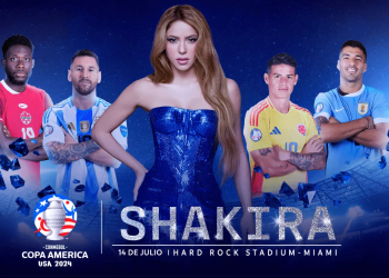 Shakira, la diosa del deporte, cantará en la final de la Copa América 2024