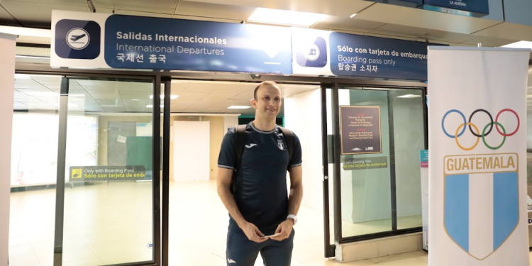 Kevin Cordón parte rumbo a los Juegos Olímpicos de París 2024