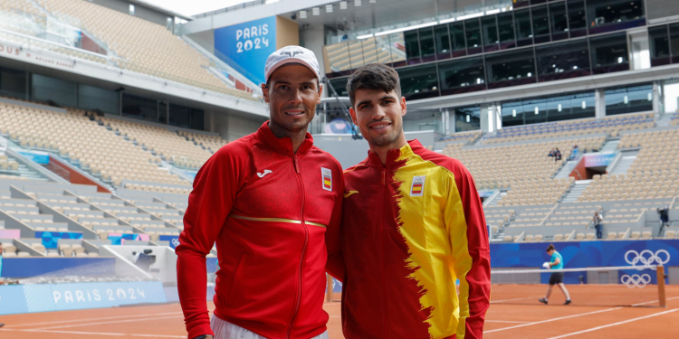 Nadal y Alcaraz, la sensación de la Villa Olímpica