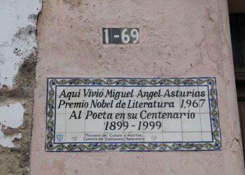 Casa de Miguel Ángel Asturias, entre los barrios de Candelaria y San José. / Foto: DCA