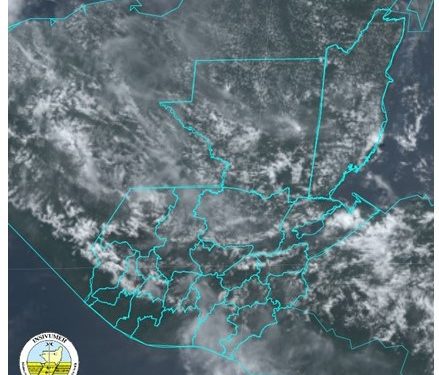 El Insivumeh prevÃ© que persistirÃ¡ el ambiente cÃ¡lido y hÃºmedo en el territorio nacional. / Foto: Insivumeh.