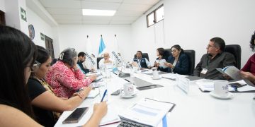 Comisión Interinstitucional de Alimentación Escolar se reúne para coordinar acciones en favor de estudiantes. / Foto: Segeplan.