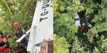 Confirman localización de aeronave desaparecida en el volcán de Agua