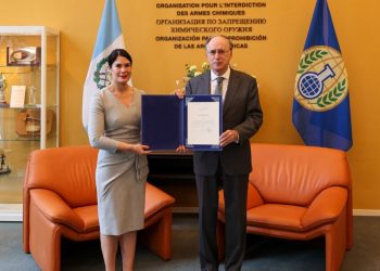 Embajadora de Guatemala presenta cartas credenciales ante la Organización para la Prohibición de las Armas Químicas