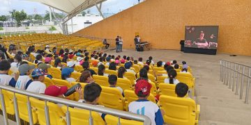 Desarrollan actividades de prevención del delito con estudiantes. /Foto: SVET.
