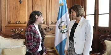 María Isabel Amorín se reunió con la vicepresidenta Karin Herrera. /Foto: Vicepresidencia de la República.