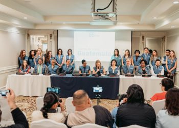 Delegación de la CIDH ofreció una conferencia de prensa dando paso a su visita oficial por Guatemala. /Foto: CIDH.