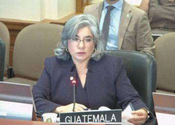 La embajadora Claudia Escobar Mejía, Representante Permanente de Guatemala ante la OEA