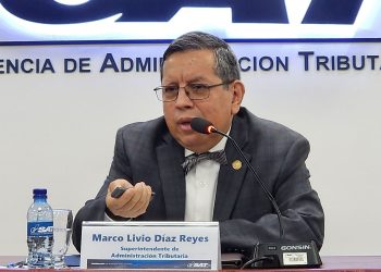 Marco Livio Díaz superintendente de la SAT. / Foto: SAT.