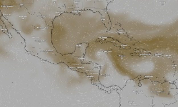 Conred e Insivumeh lanzan recomendaciones por el paso de polvo proveniente del desierto del Sahara, que estará afectando al país hasta el fin de semana. / Foto: Conred.