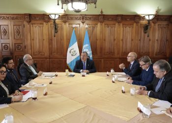 Presidente Bernardo Arévalo reafirma compromiso con los derechos humanos. / Foto: Noé Pérez.