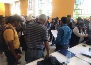 Pobladores de comunidades de Nentón, Huehuetenango, acogieron la propuesta de Fontierras para la solución al conflicto local. /Foto: Gobernación de Huehuetenango
