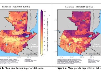 Ocho municipios de Petén, Izabal y Alta Verapaz se encuentran con saturación del 90 %