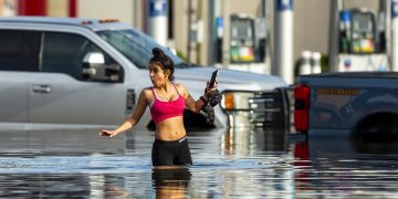 La tormenta Beryl causó severas inundaciones en amplias zonas de Houston, Texas.