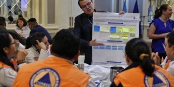 Instituciones de Gobierno participan en taller local del Informe Global sobre Desarrollo Humano. / Foto: SGPR.