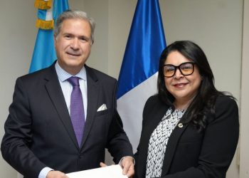 Vicecanciller recibe copias de estilo del embajador de la República Francesa