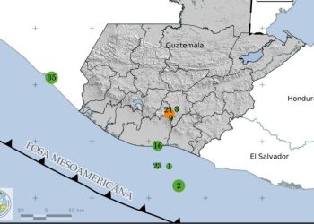 Insivumeh reporta 36 eventos sísmicos la mayoría al sur del país. /Foto: Insivumeh.