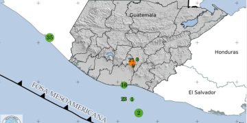 Insivumeh reporta 36 eventos sísmicos la mayoría al sur del país. /Foto: Insivumeh.