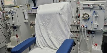 El Hospital de San Benito Petén mejora el área de hemodiálisis. /Foto: MSPAS.