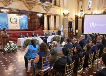Presentación de la campaña de Vacunación en acción contra poliomielitis y sarampión. /Foto: Álvaro Interiano.