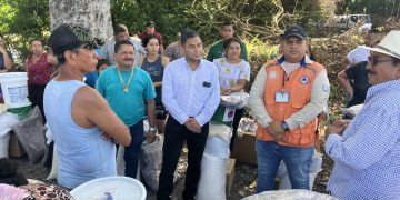 Entregan ayuda humanitaria a los afectados por inundaciones en Santa Rosa