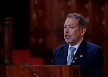 Titular del CIV en conferencia de prensa. / Foto: Noé Pérez.